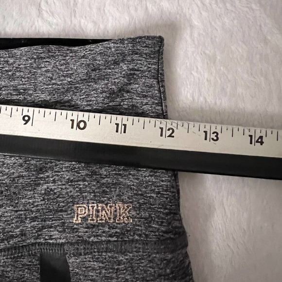 Victoria’s Secret Pink Yoga Pants Womens XS Activewear Gray Leggings Logo - Picture 6 of 9